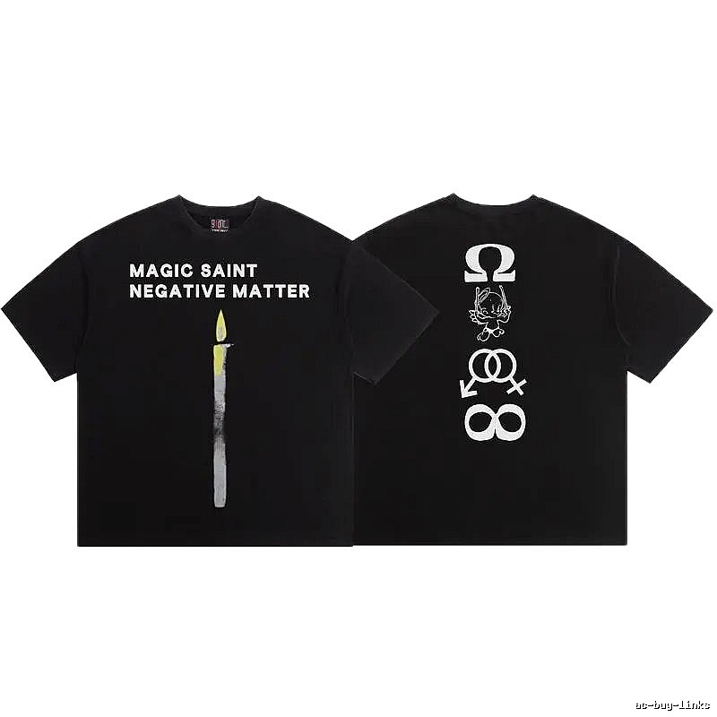 SAINT Magic Collection Street Style Black T-Shirt