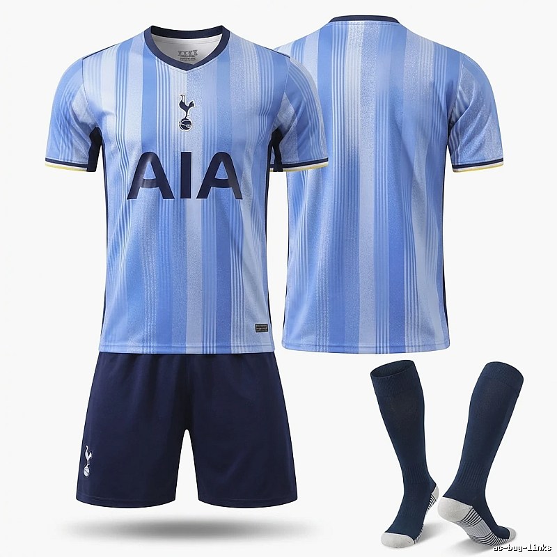 Spurs striped sports style blue jersey