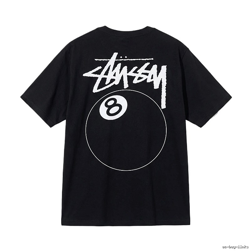 Stussy No. 8 Ball Style Black T-shirt