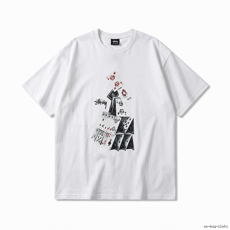 Stussy Playing Card Series White T-shirt