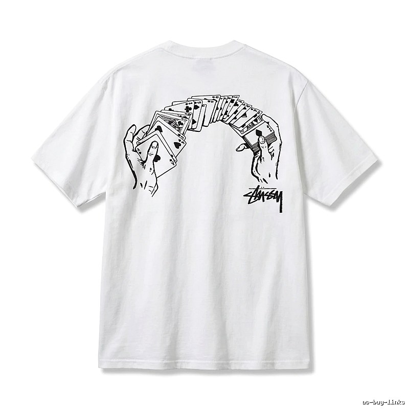 Stussy Poker Print Style T-shirt