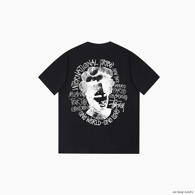 Stussy Weekend Graphic T-shirt Black White Stussy for Seasonal Looks