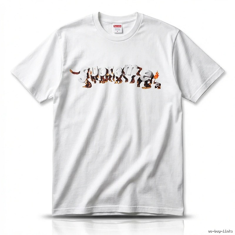 Supreme Animal Print White T-shirt