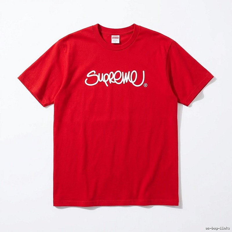 Supreme basic red T-shirt