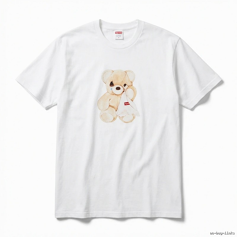 Supreme Bear Trend Brand White T-shirt