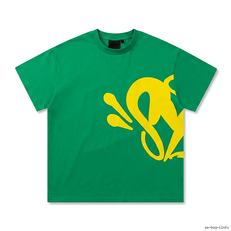 SynaWorld Graffiti-style Green T-shirt