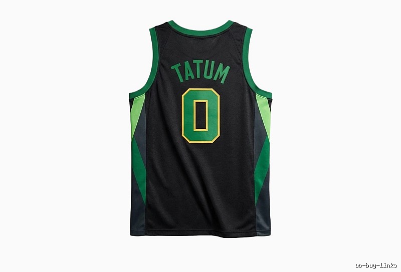 Tatum series black and green trendy brand jerseys
