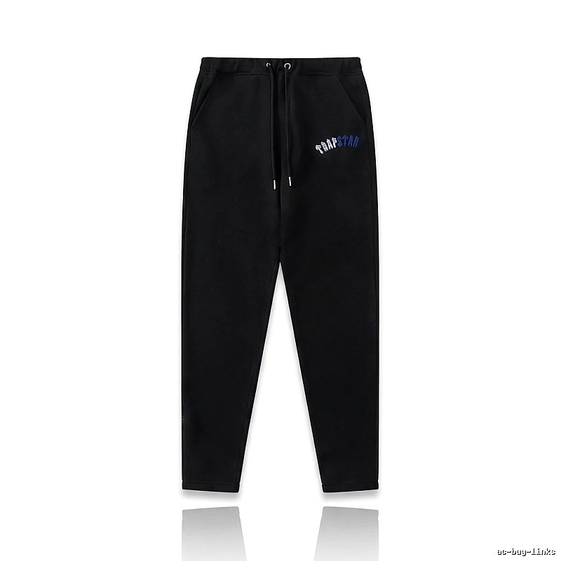 Trapstar minimalist style black sweatpants