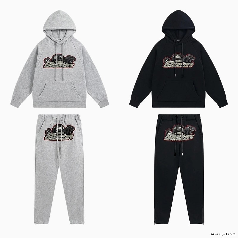 Trapstar sporty grey/black suit set