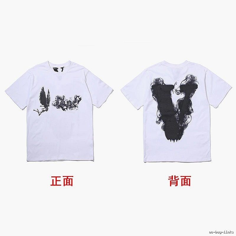 Vlone Travel Logo T-shirt Black Purple Vlone with Modern Look