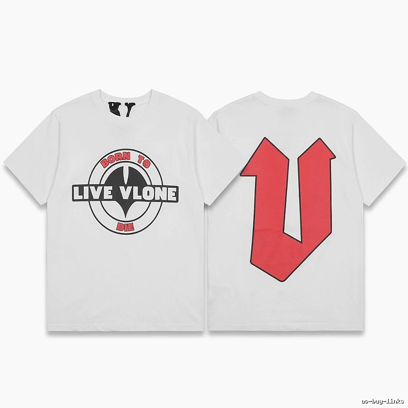 Vlone Trend Brand White T-shirt