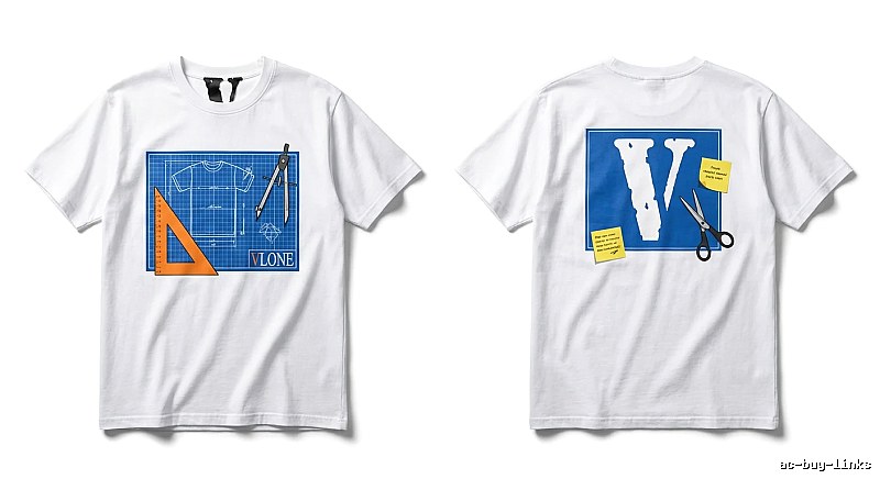 Vlone trendy white T-shirt