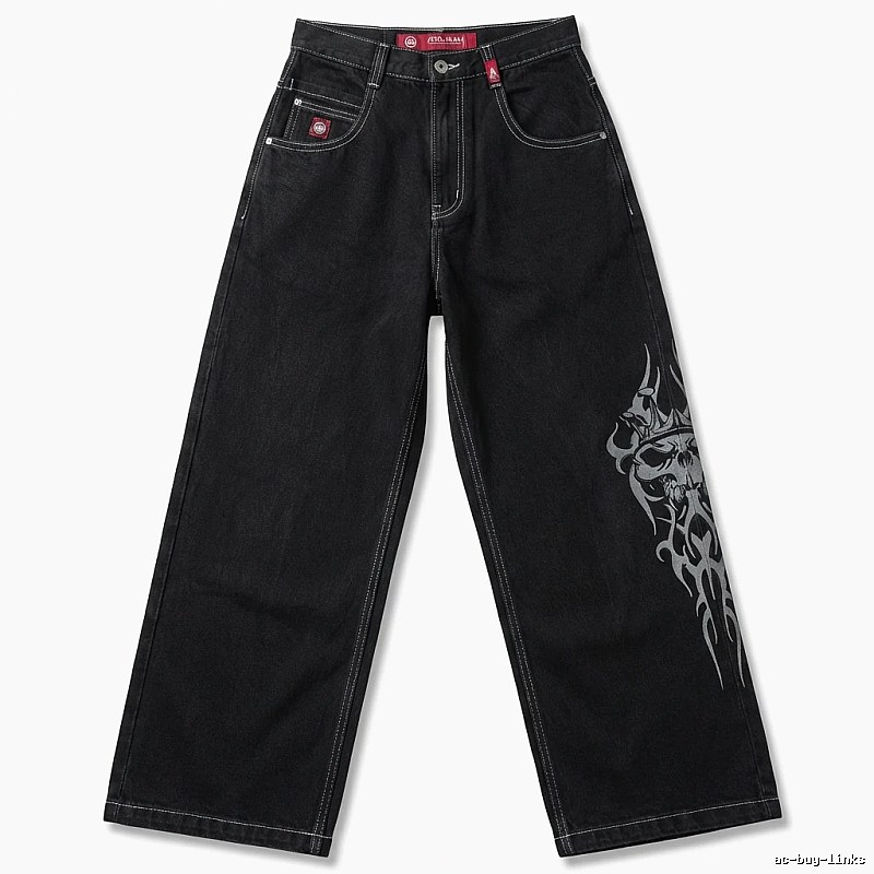 Y2K style black jeans